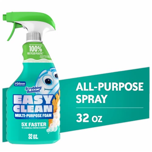 Scrubbing Bubbles Easy Clean Multi-Purpose Cleaner, Trigger Sprayer, 32 oz Perspective: front