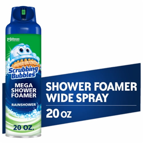 Scrubbing Bubbles® Mega Shower Foamer Rainshower Scent Bathroom Cleaner Perspective: front