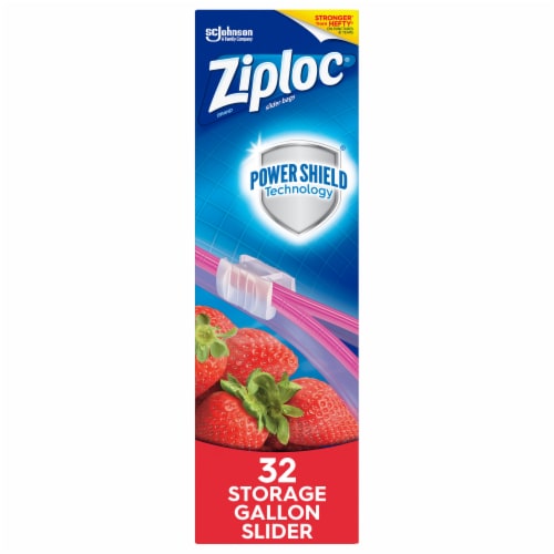 Ziploc® Gallon Slider Storage Bags Perspective: front