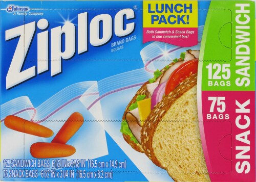 Ziploc Lunch Pack Perspective: front