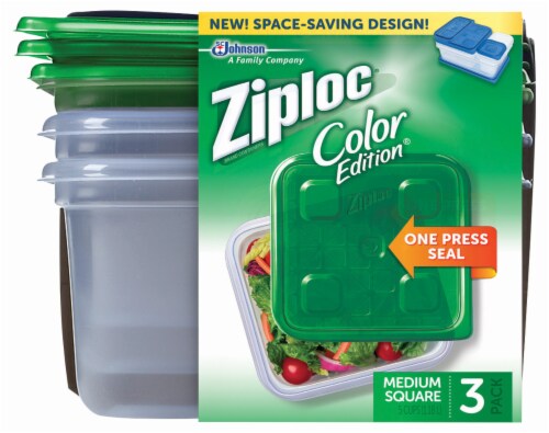 Ziploc Green Square Containers, 1 ct - Kroger