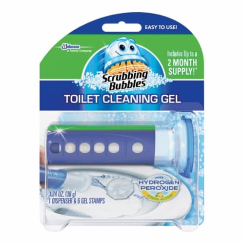 Scrubbing Bubbles Fresh Brush Starter Kit, Citrus, Toilet Cleaning System