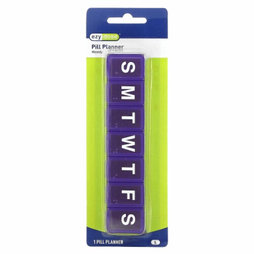 EZY Dose® 7-Day Large Classic Pill Case Perspective: front