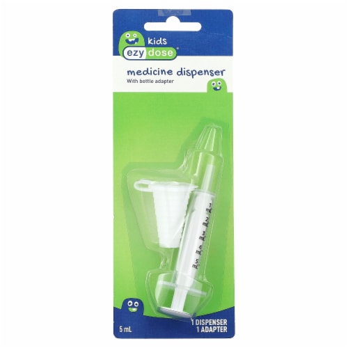 Ezy-Dose® Kids Medicine Dispenser & Bottle Adapter Perspective: front