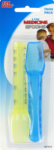 Ezy Dose 2 Tsp. Medicine Spoon Perspective: front