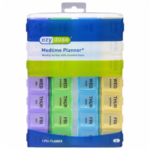 EZY Dose® Weekly Medtime Planner Perspective: front