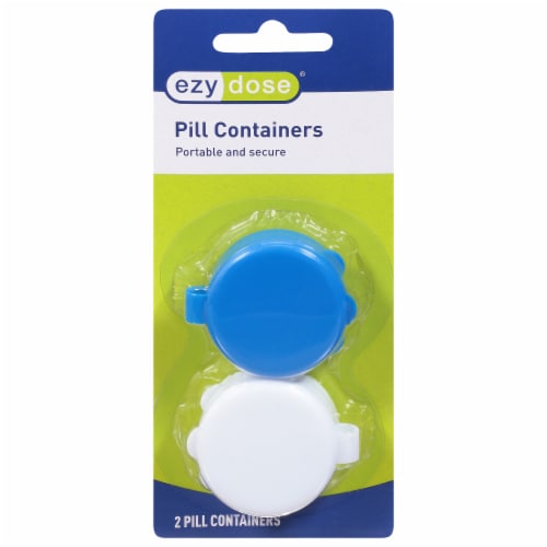 Ezy Dose® Pill Containers Perspective: front