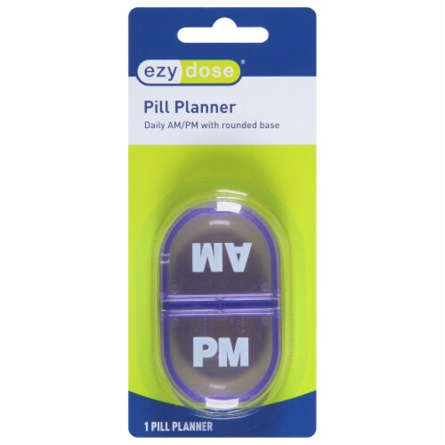 EZY Dose Daily AM/PM Pill Planner Perspective: front