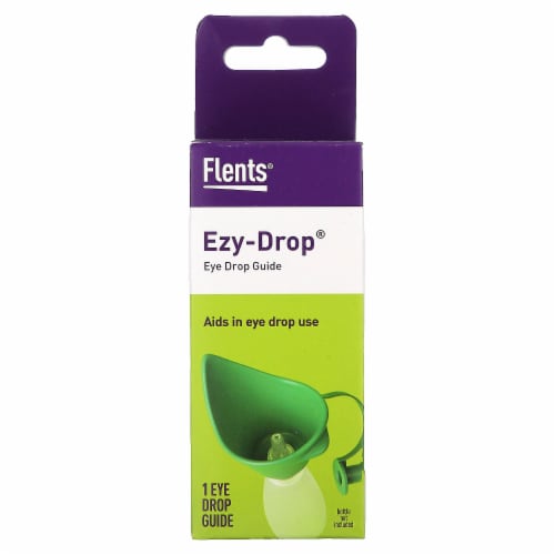 Flents® Ezy-Drop® Eye Drop Guide Perspective: front