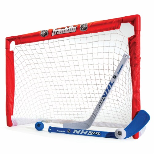 Franklin® NHL Mini Hockey Goal Stick & Ball Set Perspective: front
