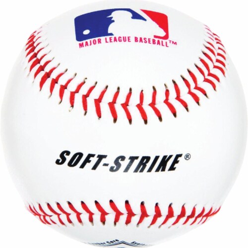 Franklin MLB Soft Strike Teeball - White Perspective: front
