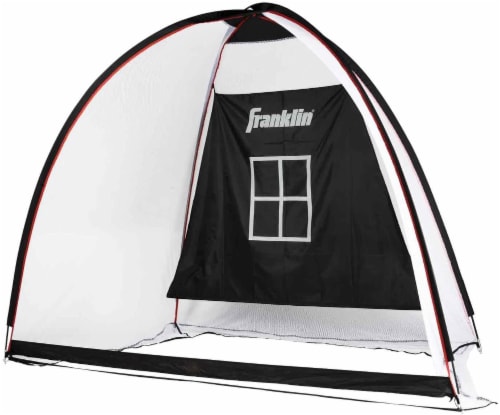 Franklin All-Sport Backstop and Target Net - Black/White/Red Perspective: front