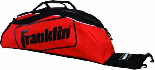 Franklin Sports MLB Batpack Bag - Youth Baseball, Softball and Teeball Bag  - Black/Gray 