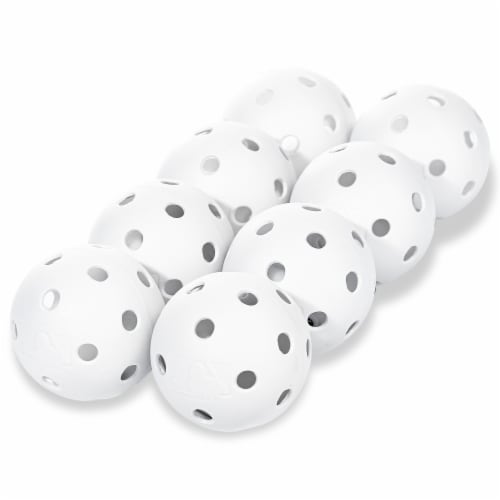 Franklin Aero-Strike® 70mm Plastic Baseballs - White Perspective: front