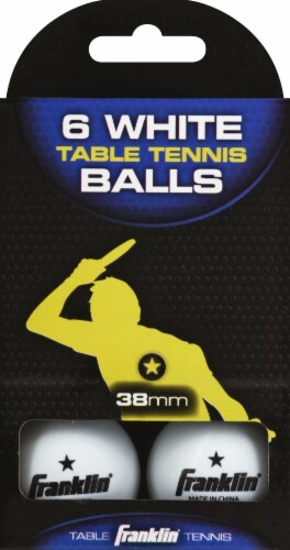 Franklin Ping Pong Balls - White Perspective: front