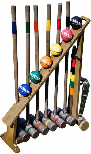 Franklin Vintage Croquet Brass Fittings Set Perspective: front