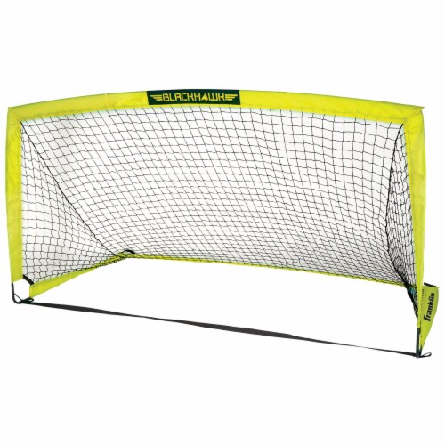 Franklin Blackhawk Portable Soccer Goal - Yellow Perspective: front