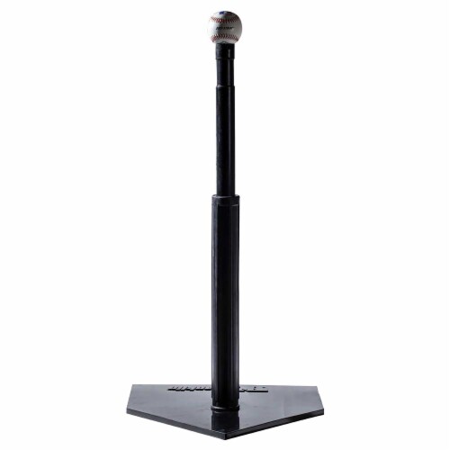 Franklin MLB® Heavy Duty Batting Tee - Black Perspective: front