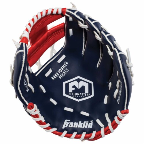 Franklin Field Master Series USA Regular Baseball Glove - Blue/Red Perspective: front
