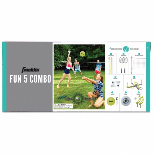Franklin Volleyball and Badminton Set Perspective: front