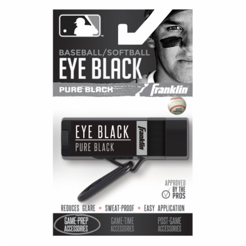 Franklin MLB Premium Eye Black - Pure Black Perspective: front