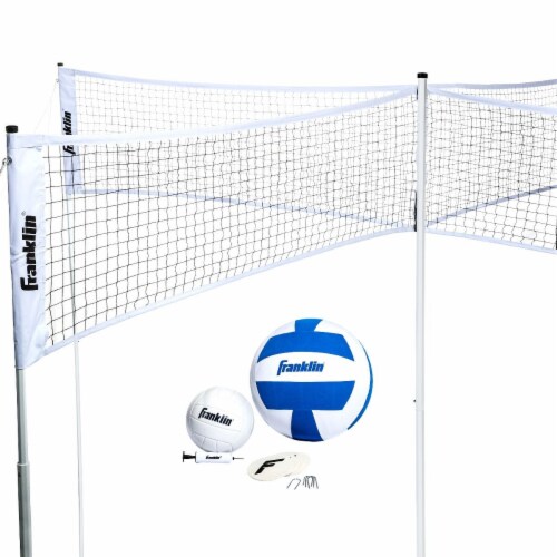 Franklin® Quad Volleyball Set Perspective: front