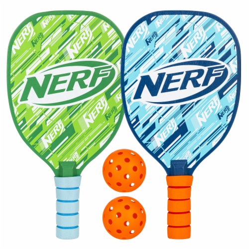 Nerf Two-Player Pickleball Set Perspective: front