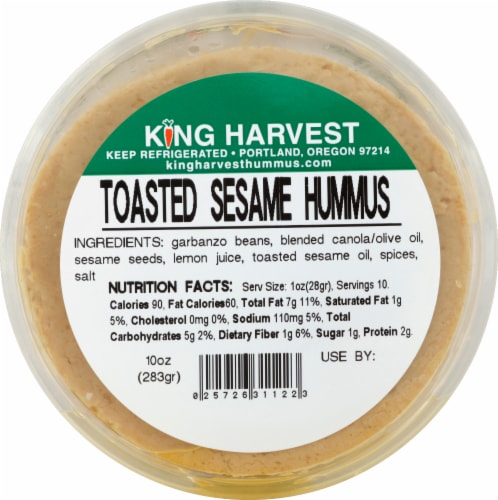 King Harvest Toasted Sesame Hummus Perspective: front