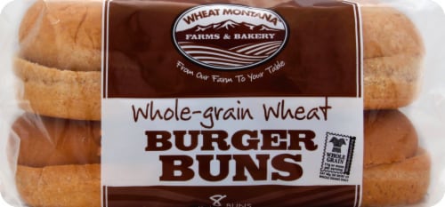 Wheat Montana Wheat Hamburger Buns Perspective: front