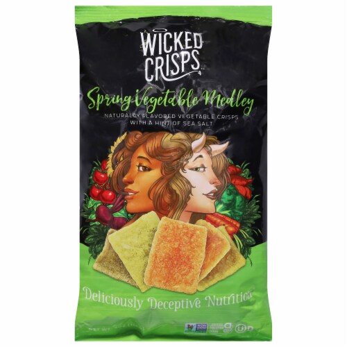 Wicked Crisps™ Spring Medley Vegetable Crisps Perspective: front