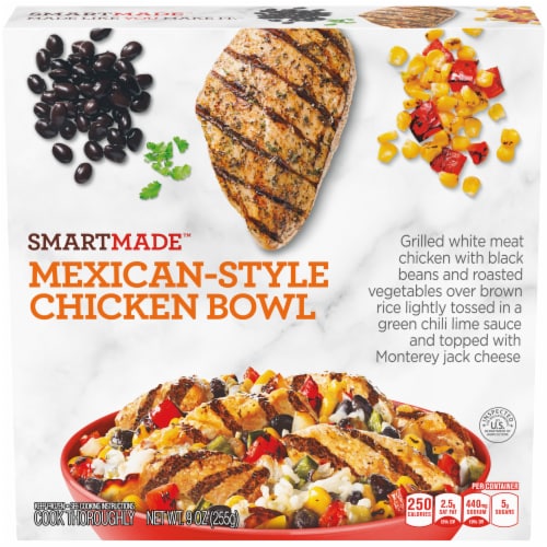 Smart Made Mexican-Style Chicken Bowl Frozen Meal Perspective: front