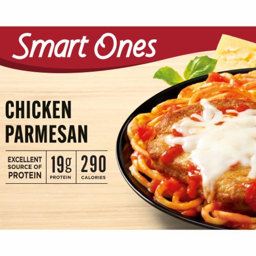 Smart Ones Chicken Parmesan with Spaghetti Marinara Sauce & Mozzarella Cheese Frozen Meal Perspective: front