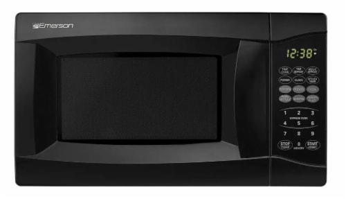 Emerson Microwave - Black Perspective: front