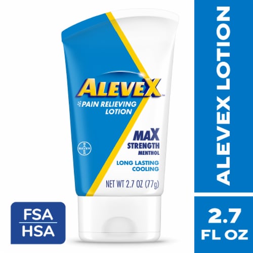 AleveX™ Pain Relieving Lotion Joint & Muscle Pain Relief Perspective: front