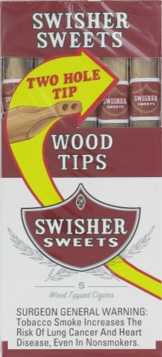 Swisher Sweets Wood Tips Perspective: front