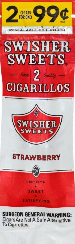 Swisher Sweets Strawberry Cigarillos Perspective: front
