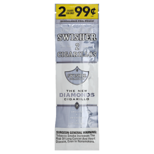 Swisher Sweets Diamonds Cigarillos Perspective: front