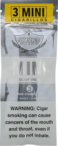 Swisher Sweets Mini Diamonds Cigarillos Perspective: front