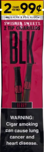 BLK Swisher Sweets Berry Cigarillos Perspective: front