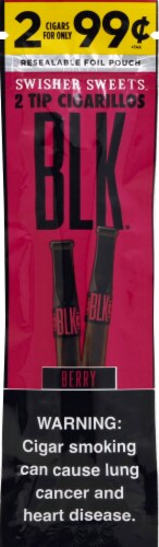 BLK Swisher Sweets Berry Cigarillos Perspective: front
