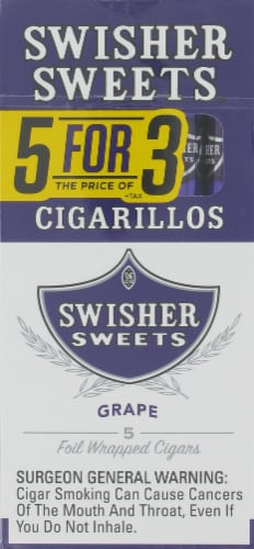 Swisher Sweets Grape Cigarillos Perspective: front
