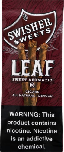 Swisher Sweets Leaf Sweet Aromatic Cigars Perspective: front