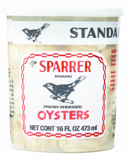 Sparrer 16 oz Standard Oysters Perspective: front