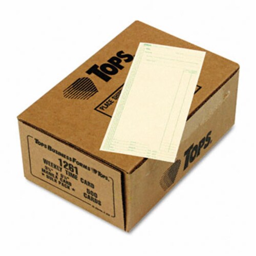Time Clock Cards, Replacement for ATR206/C3000/M-154, One Side, 3.38 x 8.25, 500/Box Time Clock Cards, Replacement for ATR206/C3000/M-154, One Side, 3.38 x 8.25, 500/Box