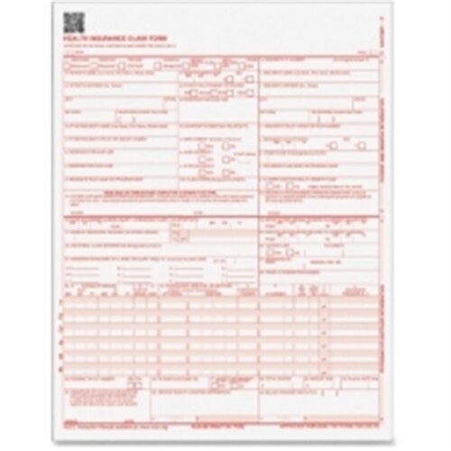 CMS-1500 Medicare/Medicaid Forms for Laser Printers, One-Part (No Copies), 8.5 x 11, 250 Forms Total CMS-1500 Medicare/Medicaid Forms for Laser Printers, One-Part (No Copies), 8.5 x 11, 250 Forms Total