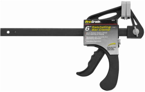 Pro-Grade Ratcheting Bar Clamp - 6 Inch Perspective: front