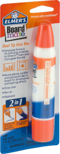 Elmer's Dual Tip Board Mate Glue Pen Perspective: front