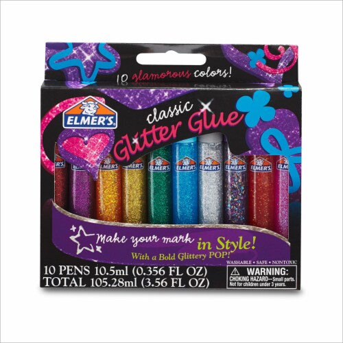 Elmer’s® Classic Rainbow Glitter Glue Pens Perspective: front