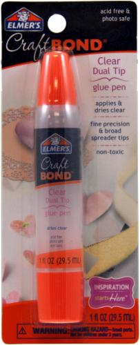 Elmer's® CraftBond Dual Tip Glue Pen - Clear, 1 ct - Gerbes Super Markets