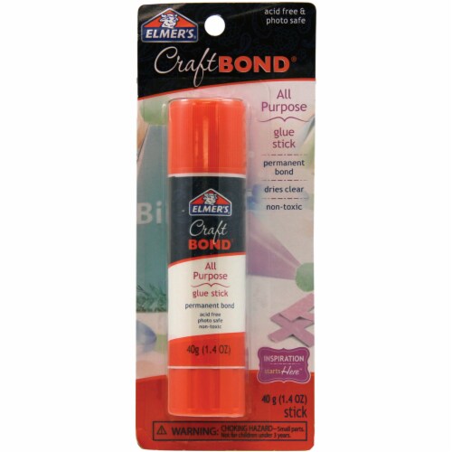 Elmer's Glue Stick Washable Disappearing Purple, 1.4 oz Each